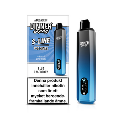 Dinner Lady S-Line N Mesh Pod Kit - Blue Raspberry