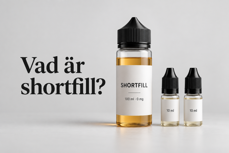 Vad är shortfill? Guide till e-juice och blandning