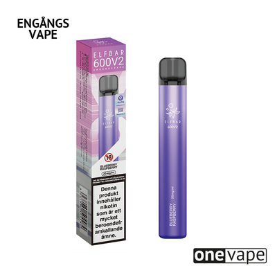 Elfbar V2 Mesh Engångs Vape - Blueberry Raspberry