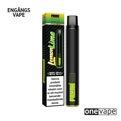 Frunk Bar Mesh Engångs Vape - Lemon Lime