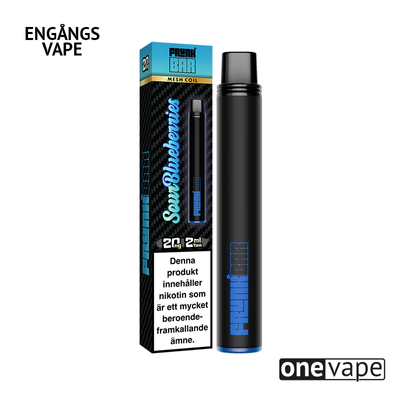 Frunk Bar Mesh Engångs Vape - Sour Blueberries