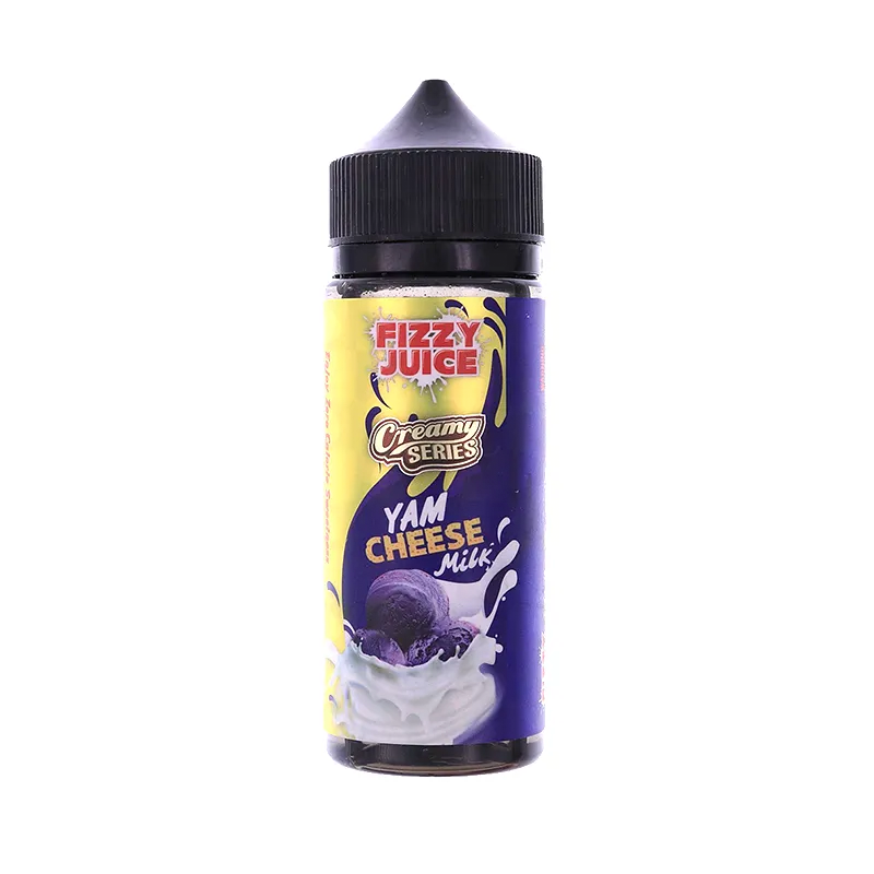 fizzy Yam Cheese Milk originalflaska mot vit bakgrund