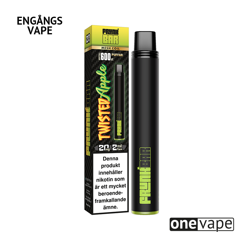 Frunk Bar Mesh Engångs Vape - Twisted Apple