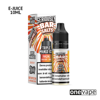 Seriously Bar Salts - Triple Mango (10ml, Nic Salt)