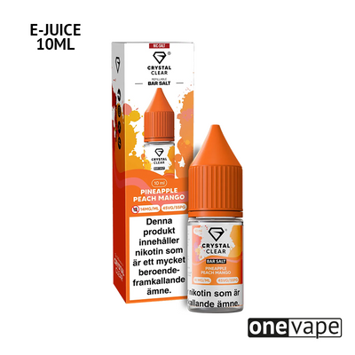 Crystal Clear - Pineapple Peach Mango (10ml, Nic Salt)