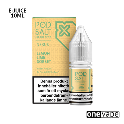 Nexus - Lemon Lime Sorbet (10ml, Nic Salt)