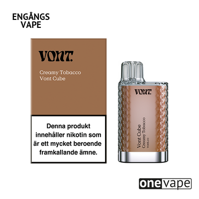 Vont Cube Engångs Vape - Creamy Tobacco