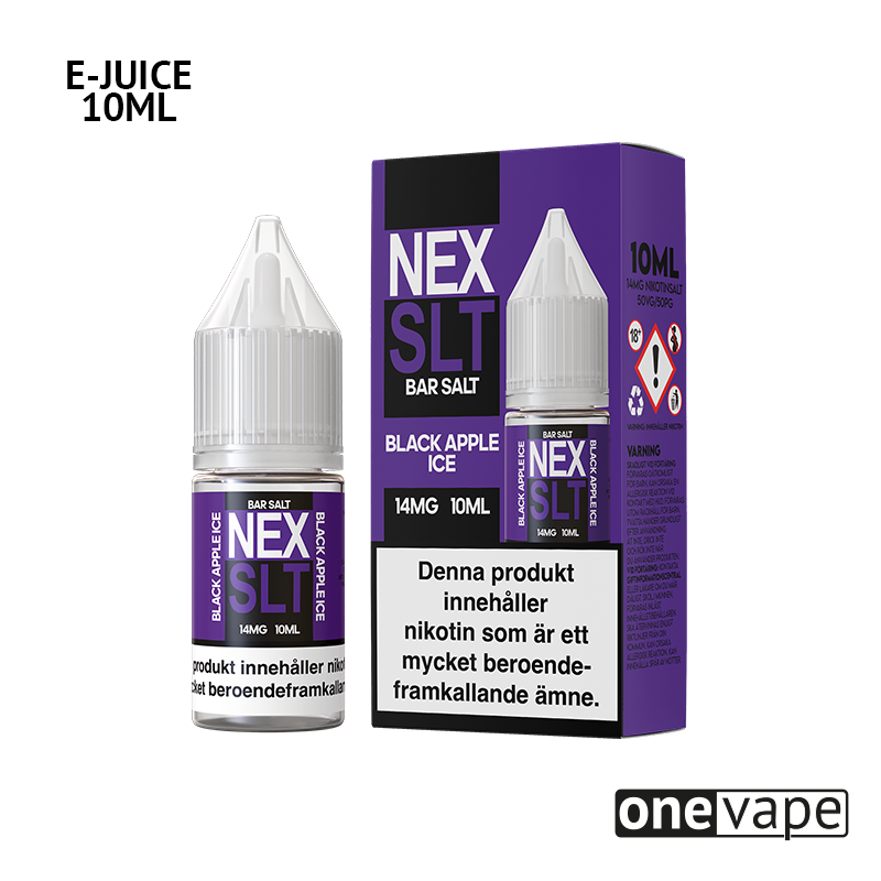 NEX SLT - Black Apple Ice (10ml, Nic Salt)