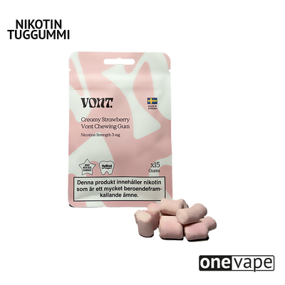 Vont - Creamy Strawberry (Nikotintuggummi)