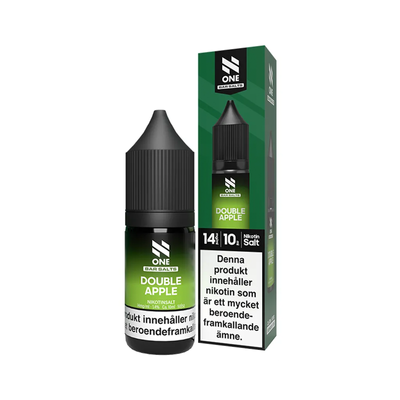 E-juice N One Bar Salts Double Apple 14 mg 10 ml med flaska och kartong