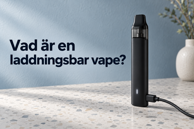 Vad är en laddningsbar vape och hur fungerar den?