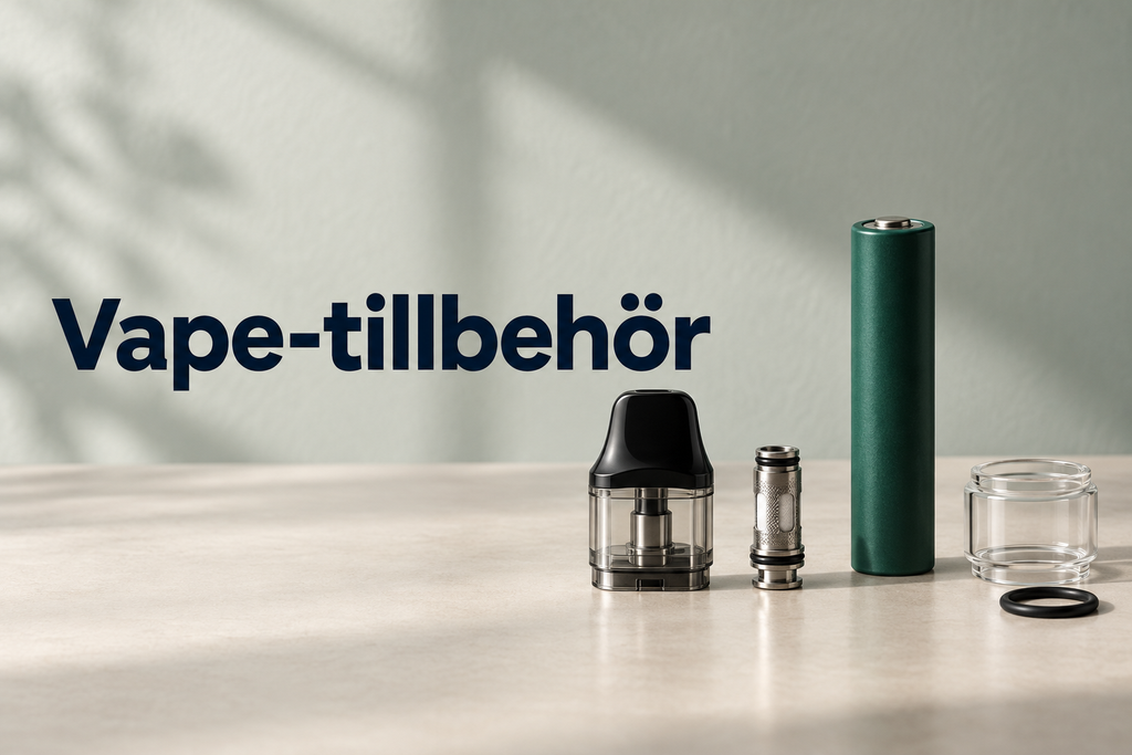 Vape-tillbehör – vad är pods, coils, batterier och reservdelar?