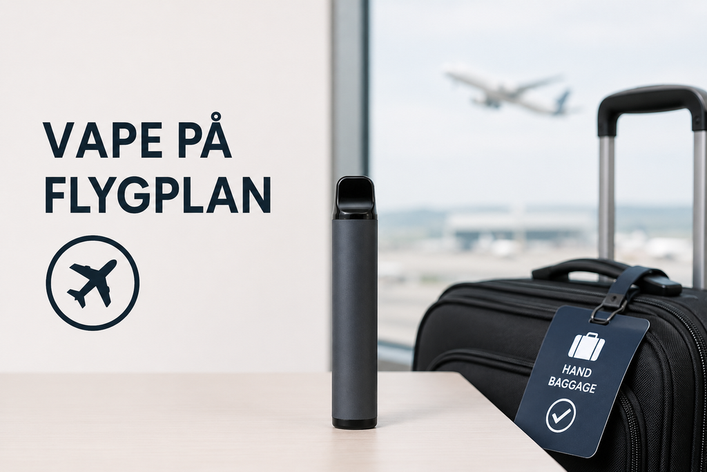 Kan man ta med engångsvape på flyget?