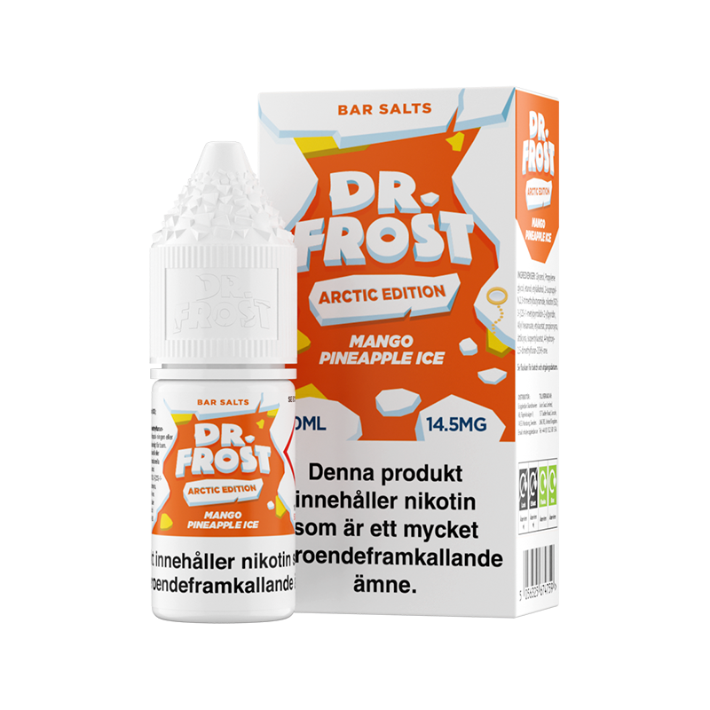 Dr Frost Arctic Edition Bar Salt - Mango Pineapple Ice (10ml, Nic Salt)