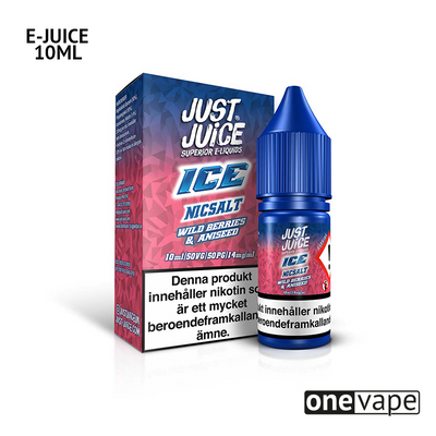 Just Juice Ice - Wild Berries & Aniseed (10ml, Nic Salt)