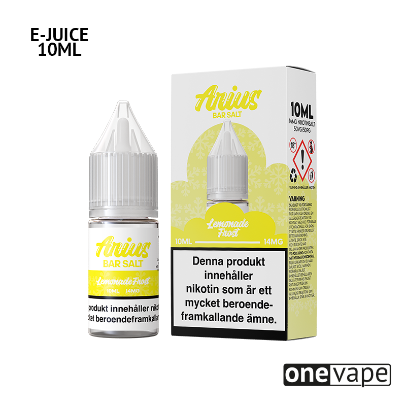 Arius Bar Salt - Lemonade Frost (10ml, Nic Salt)