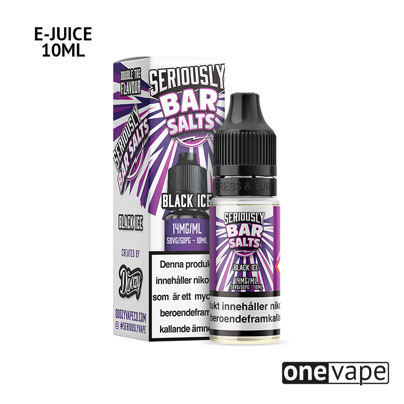 Seriously Bar Salts - Black Ice (10ml, Nic Salt)