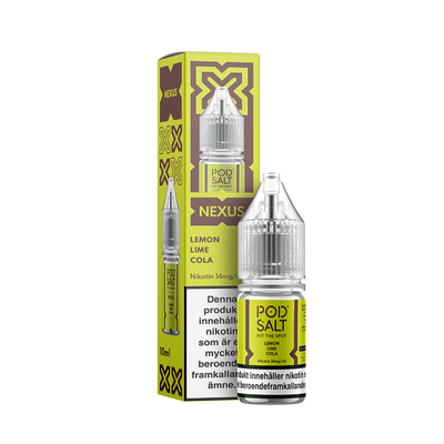 Pod Salt - Nexus - Lemon Lime Cola (10ml, Nic Salt)