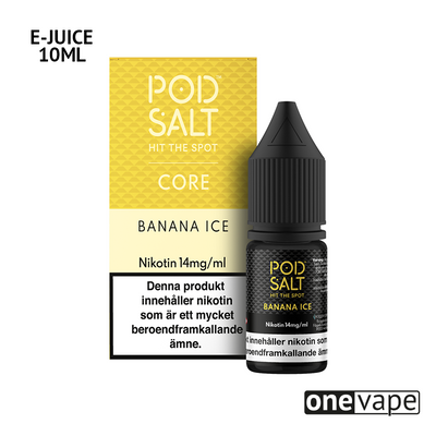 Pod Salt - Banana Ice (10ml, Nic Salt)