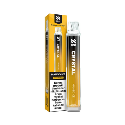 Engångsvape N One Crystal Mango Ice bredvid originalförpackning