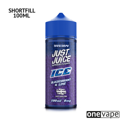 Just Juice Ice - Blackcurrant & Lime (100ml Shortfill)