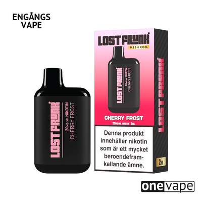 Lost Frunk Engångs Vape - Cherry Frost