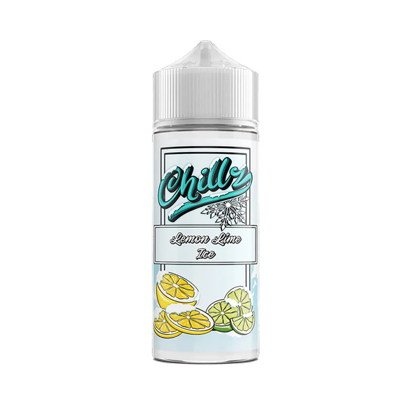 chillz Lemon Lime Ice originalflaska mot vit bakgrund