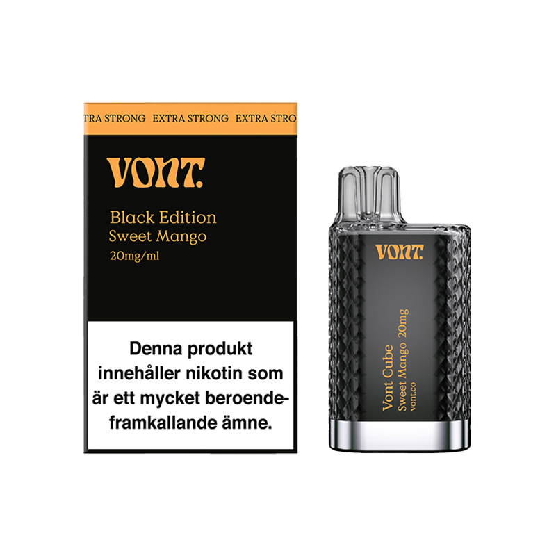 Vont Cube Black Edition Engångs Vape - Sweet Mango