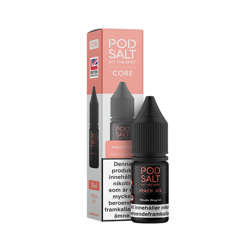 Pod Salt - Peach Ice (10ml, Nic Salt)