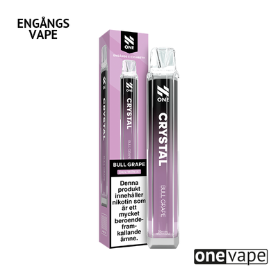 N One Crystal Mesh Engångs Vape - Bull Grape
