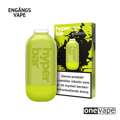 Hyper Bar Mesh Engångs Vape - Lemon Lime