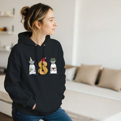 Lussekatterna Jultröja Kattmotiv, svart utan text