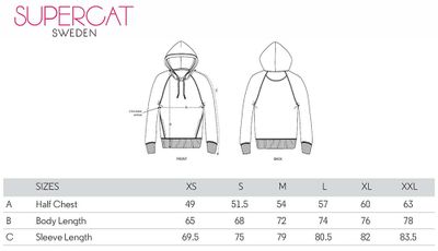 Supercat huvtröja Favourite Vinröd/Burgundy