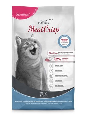 Platinum Cat MeatCrisp Sterilised Fish 3 kg