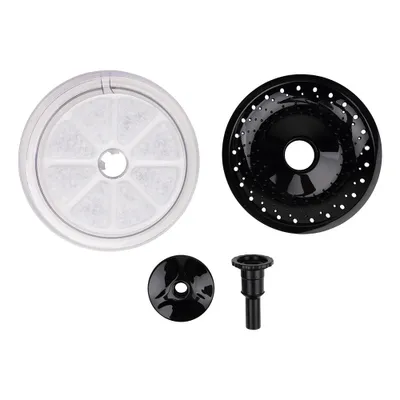 Sladdlös kattfontän District 70 FLOW svart