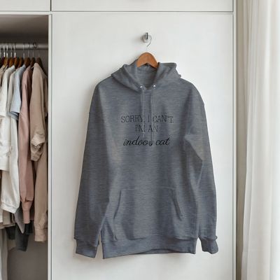 Supercat Hoodie Indoor cat, grå 2XL
