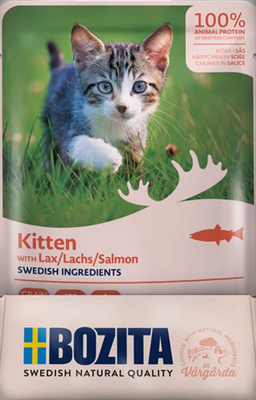 Bozita Kitten mix sås kött & fisk 12x85 g