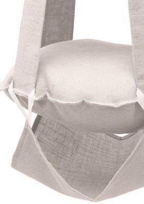 The Cat's Trapeze vit jute - 2 våningar