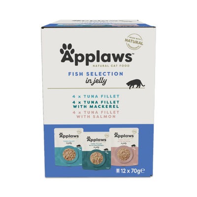 Applaws Fish selection Jelly 12x70g
