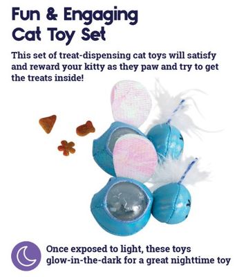 Petstages Firefly Treatstuffer 2-pack
