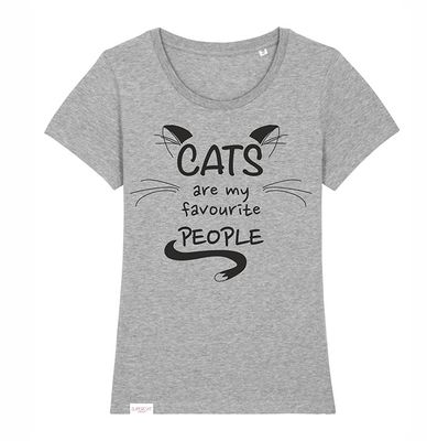 Supercat tshirt Dam Favourite Ljusgrå