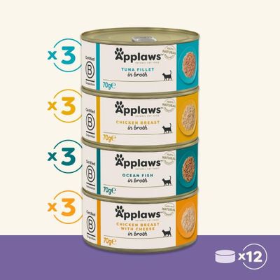 Applaws variety selection 12 x 70g