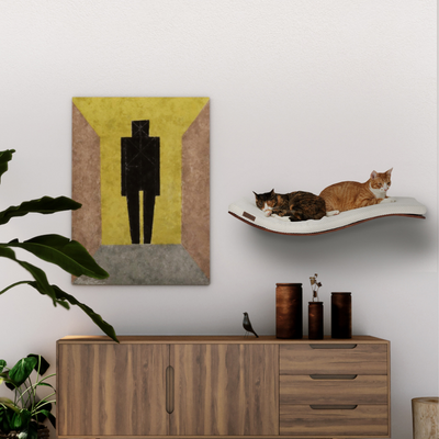 Cosy and Dozy Katthylla CHILL DELUXE Walnut