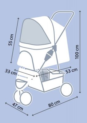 Kattvagn svart