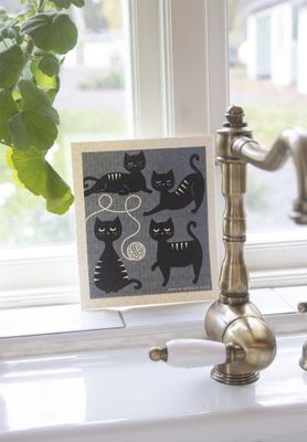 Disktrasa med kattmotiv