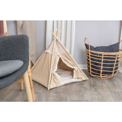 Boho tipi kattbädd lekplats
