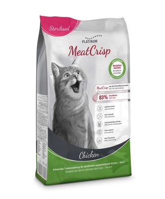 Platinum Cat MeatCrisp Sterilised Chicken 3 kg