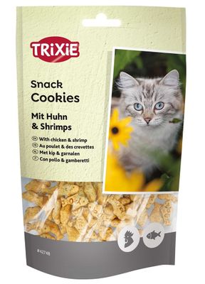 Kattgodis cookies med kyckling och räkor