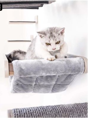 Katthylla hängmatta Lazy Grey