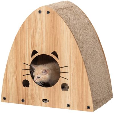 Klösbräda katthus kattleksak